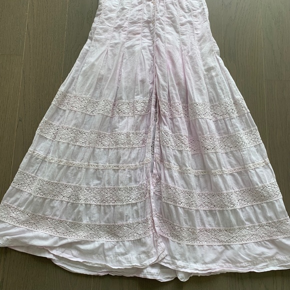 LoveShackFancy Pink tye dye long dress - Picture 6 of 10